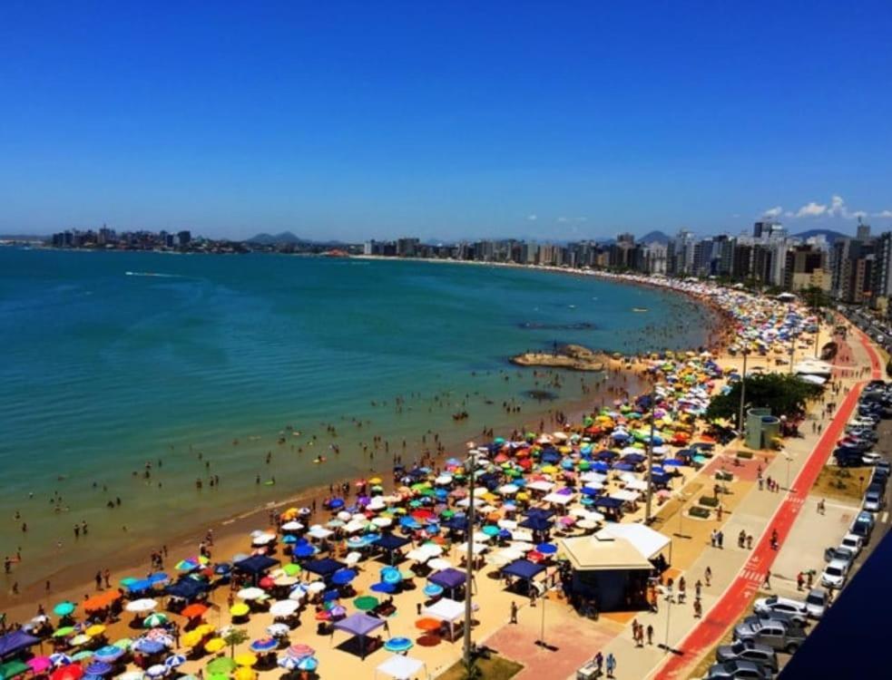 شقة Apt Encantador Praia Do Morro 20 Metros Da Praia. غواراباري المظهر الخارجي الصورة