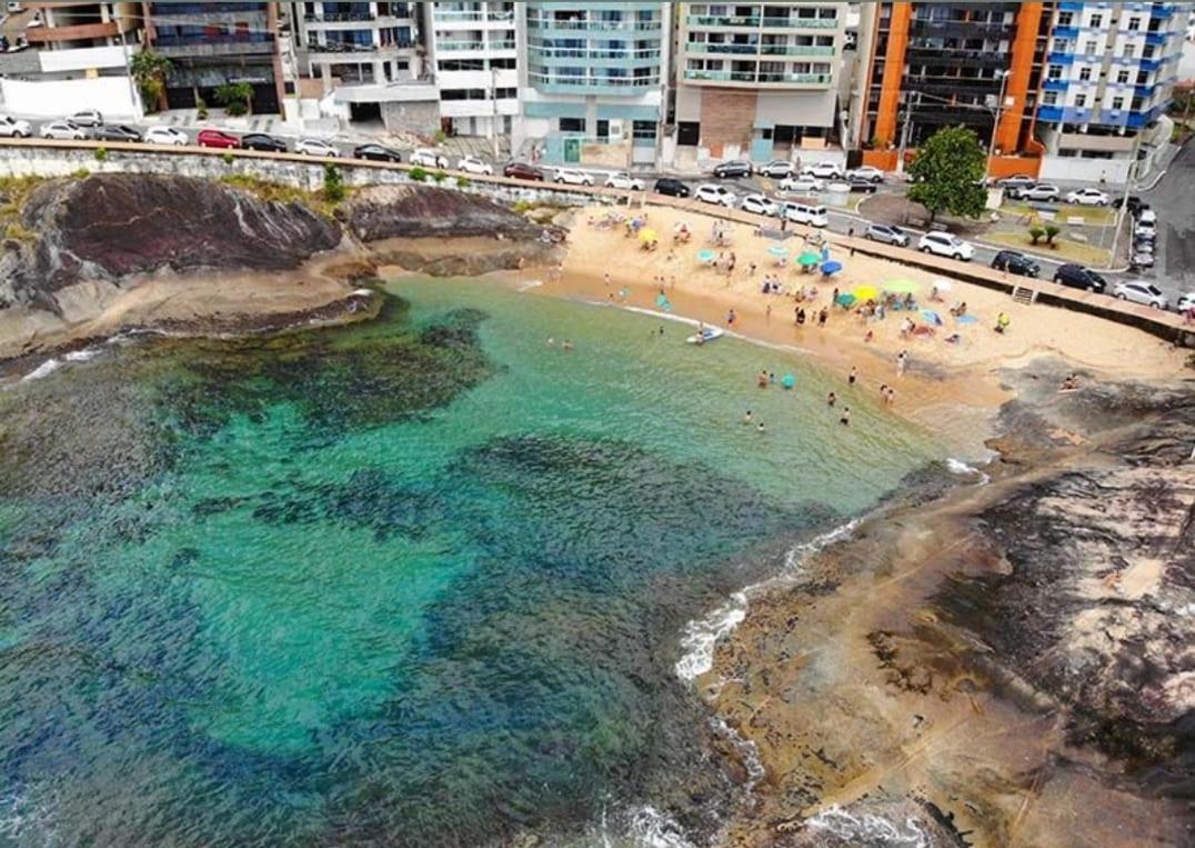 شقة Apt Encantador Praia Do Morro 20 Metros Da Praia. غواراباري المظهر الخارجي الصورة